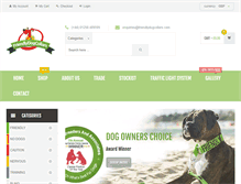 Tablet Screenshot of friendlydogcollars.com